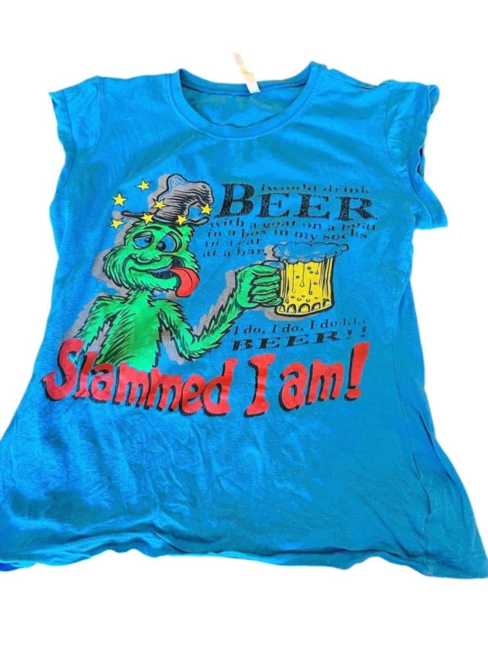 Women’s Graphic Slammed I Am Grinch Beer T-Shirt